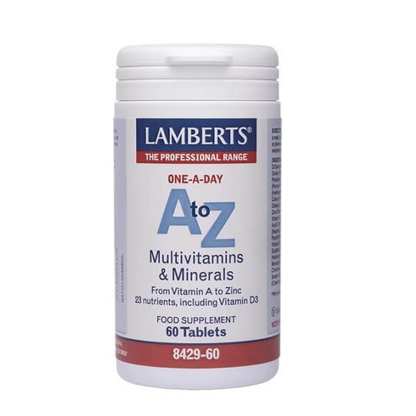 Βιταμίνες Lamberts – A to Z πλήρης Πολυβιταμίνη & Μέταλλα – 60tabs