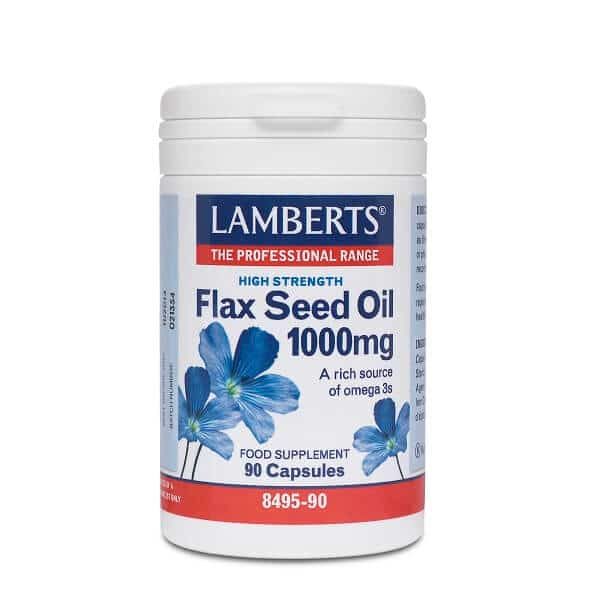 Omega 3-6-9 Lamberts – Flax Seed Oil 1000mg – 90caps