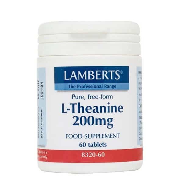 Amino Acids Lamberts – L-Theanine 200mg – 60tabs