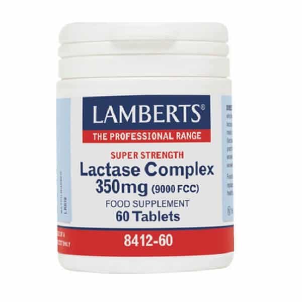 Digestive System Lamberts – Lactase Complex 350mg – 60tabs