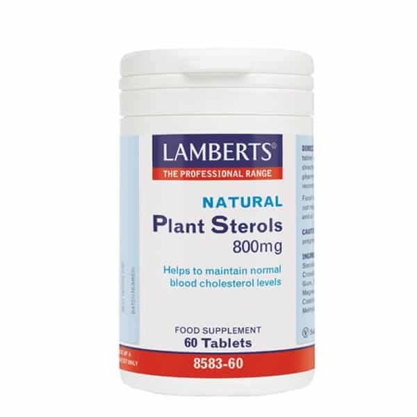 Βότανα Lamberts – Φυτικές Στερόλες 800mg για τη Χοληστερίνη – 60tabs