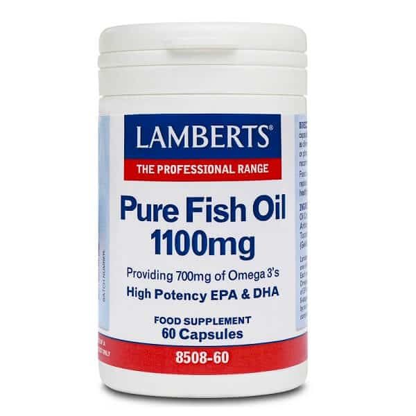 Food Supplements Lamberts – Pure Fish Oil 1100mg – 60tabs