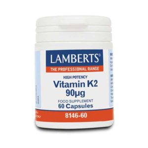 Άλλες Βιταμίνες Lamberts – Συμπλήρωμα Βιταμίνης K2 (90mg) – 60caps