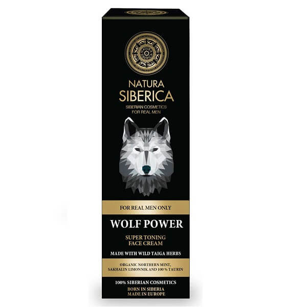 Περιποίηση Προσώπου-Άνδρας Natura Siberica – MEN Wolf Power Face Cream – Ανδρική Τονωτική Κρέμα Προσώπου – Κατάλληλο για Όλους τους Τύπους Δέρματος & Ηλικίες – 50ml