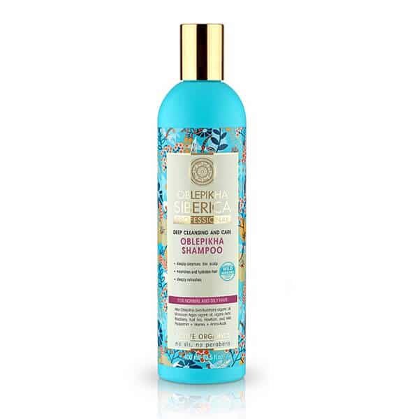 Hair Care Natura Siberica Oblepikha – Shampoo For Normal and Oily Hair – 400ml Shampoo