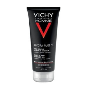 Αφρόλουτρα-Άνδρας Vichy Homme Hydra MAG – C Shower Gel Ντους για τον Άνδρα – 200ml Vichy – Valentine's Day 2024