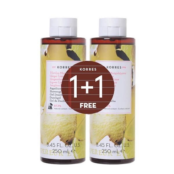 Shampoo - Shower Gels Family Korres Showergel Ginger Lime 250ml (1+1 Gift)