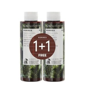 Korres-Showergel-Green-Tea-250ml-1+1-Gift