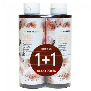 Korres-Showergel-White-Blossom-250ml-1+1-Gift