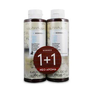Korres-Showergel-Yogurt-250ml-1+1-Gift