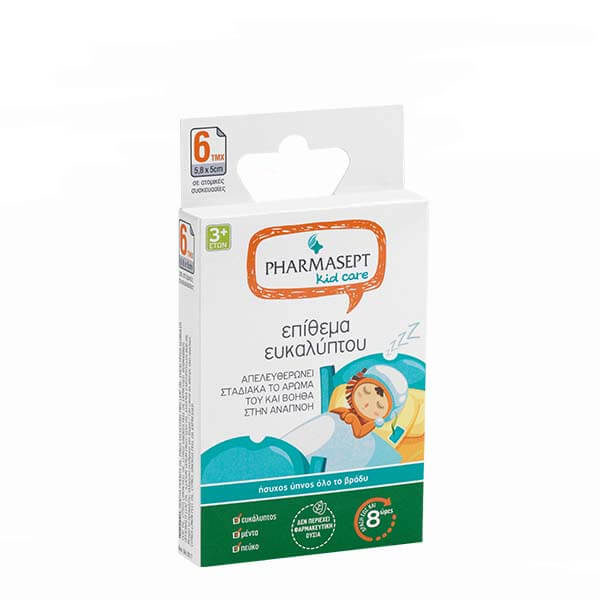 Kid Care Pharmasept Kids Care Patches with Eucalyptus that Helps & Releases Breathing 6 pieces