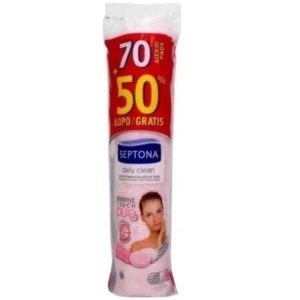 Septona – Βαμβάκι Δίσκοι Ντεμακιγιάζ Διπλής Όψεως 70τμχ & Δώρο 50% Για Όλη Την Οικογένεια Septona – Βαμβάκι Δίσκοι Ντεμακιγιάζ Διπλής Όψεως 70τμχ & Δώρο 50%