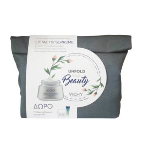 Vichy – Liftactiv Supreme Αντιρυτιδική Κρέμα Προσώπου για Κανονικές & Μικτές Επιδερμίδες 50ml & ΔΩΡΟ Mineral 89 Booster 4ml & Liftactiv Nuit Supreme 15ml & Mineral 89 Eyes 1ml & Νεσεσέρ Αντιγήρανση - Σύσφιξη Vichy – Liftactiv Supreme Αντιρυτιδική Κρέμα Προσώπου για Κανονικές & Μικτές Επιδερμίδες 50ml & ΔΩΡΟ Mineral 89 Booster 4ml & Liftactiv Nuit Supreme 15ml & Mineral 89 Eyes 1ml & Νεσεσέρ