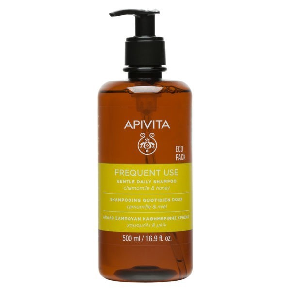 Περιποίηση Μαλλιών-Άνδρας Apivita – Frequent Use Gentle Daily Shampoo Απαλό Σαμπουάν Καθημερινής Χρήσης με Χαμομήλι και Μέλι 500ml Shampoo