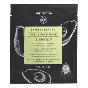 Face Care Apivita – Express Beauty Face Mask Tissue with Avocado 10ml Apivita Express Sheet Mask