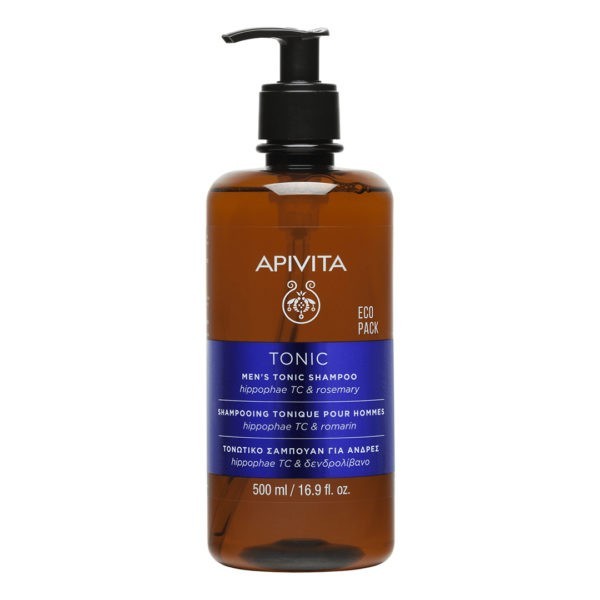 Hair Care Apivita – Men’s Tonic Shampoo Hippophae TC and Rosemary 500ml apivita