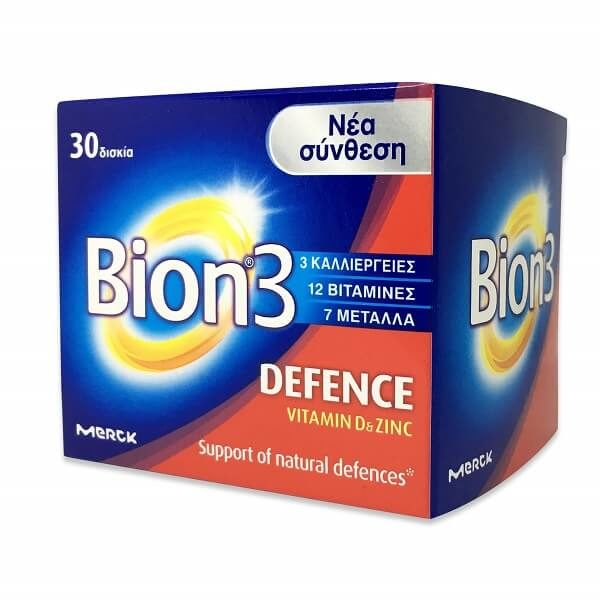 Vitamins Bion 3 Defence Multivitamin Supplement with Probiotics & Vitamins 30tabs