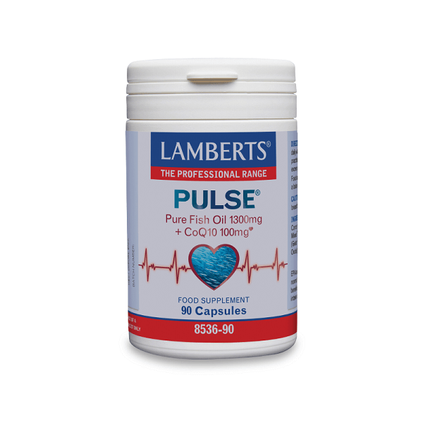 Omega 3-6-9 Lamberts – Pulse Pure Fish Oil 1300mg and CoQ10 100mg 90caps