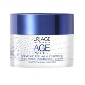 Περιποίηση Προσώπου Uriage – Age Protect Multi-Action Peeling Night Cream Απολεπιστική Κρέμα Νυκτός Πολλαπλών Δράσεων για Όλους τους Τύπους 50ml