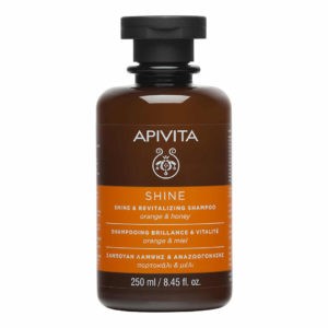 Περιποίηση Μαλλιών-Άνδρας Apivita – Σαμπουάν Αναζωογόνησης και Λάμψης με Πορτοκάλι και Μέλι 250ml Shampoo