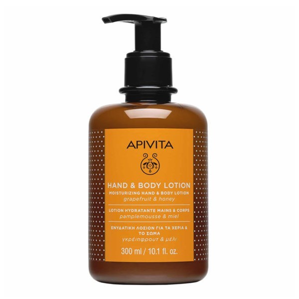 Body Care Apivita – Moisturizing Hand and Body Lotion with Grapefruit and Honey 300ml apivita