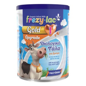 Βρεφικά Γάλατα Frezyderm – Frezylac Gold Upgrade 1 Βιολογικό Γάλα σε Σκόνη έως 6 Μηνών 400gr Frezylac - Promo