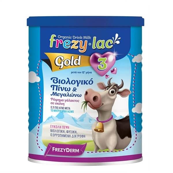 Infant Milks Frezyderm – Frezylac Gold Number 3 Organic Infant Milk from 12 Months Old 400gr Frezylac - Promo
