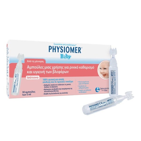 Health-pharmacy Physiomer – Baby Unidoses Ambules For Nose & Eyes 30x5ml