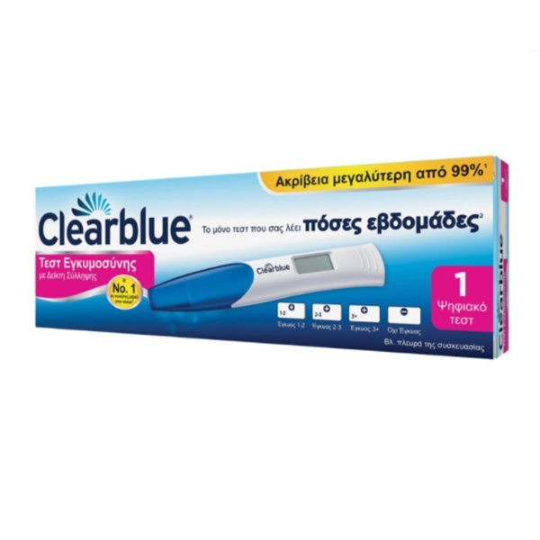 Woman Clearblue – Digital Pregnancy Test 1pcs