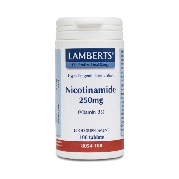 Βιταμίνες Lamberts – Νιασίνη (βιτ.B3) 250mg 100 tabs