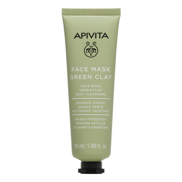 Face Care Apivita – Face Mask for Deep Cleansing with Green Clay 50ml Apivita - Μάσκα Express Φραγκόσυκο
