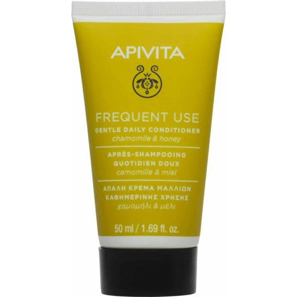 Περιποίηση Μαλλιών-Άνδρας Apivita – Καθημερινο Conditioner για Όλους τους Τύπους Μαλλιών Χαμομήλι και Μέλι 50ml