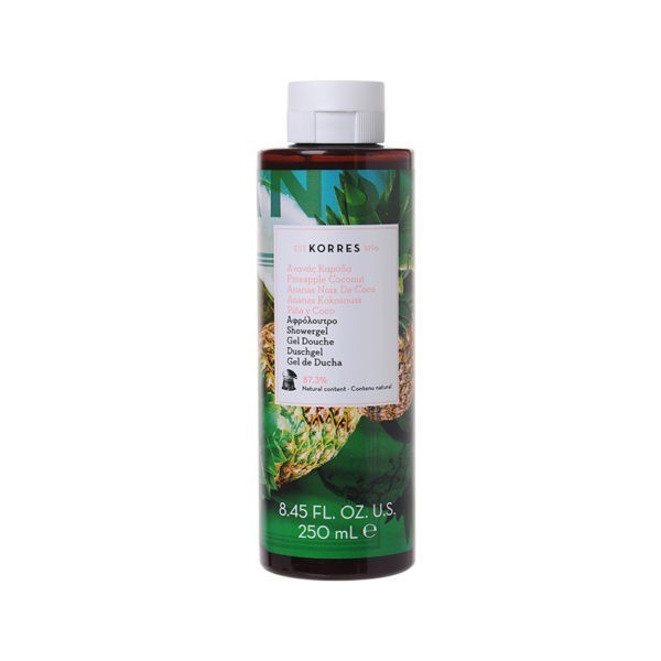 Body Shower Korres –  Showergel Pineapple Coconut 250ml