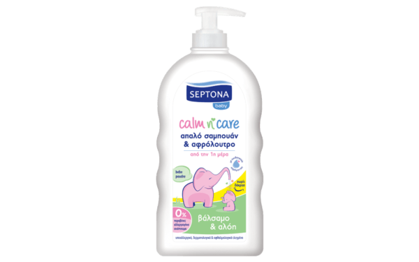 Baby Care Septona – Calm n’Care Shampoo and Bath with Hypericum and Aloe 500ml Shampoo