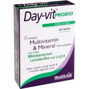 Άλλες Βιταμίνες Health Aid – Day-Vit Probio Συνδυασμός Βιταμινών με Προβιοτικά 30caps