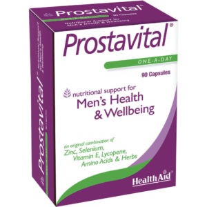 Άνδρας Health Aid – Prostavital Φυτικός Συνδυασμός με Βιταμίνες, Μέταλλα και Αμινοξέα για τον Προστάτη 90 καψ.