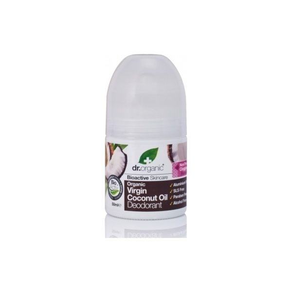 Deodorants-man Dr. Organic – Virgin Coconut Oil Deodorant Roll-On 50 ml