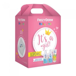 Frezyderm – Promo It’s A Girl Βρεφικό Αφρόλουτρο 300ml και Βρεφικό Σαμπουάν 300ml και Βρεφική Κρέμα 175ml Δώρο Βαμβακερή Πετσέτα Κάπα Βρεφική Φροντίδα Frezyderm – Promo It’s A Girl Βρεφικό Αφρόλουτρο 300ml και Βρεφικό Σαμπουάν 300ml και Βρεφική Κρέμα 175ml Δώρο Βαμβακερή Πετσέτα Κάπα