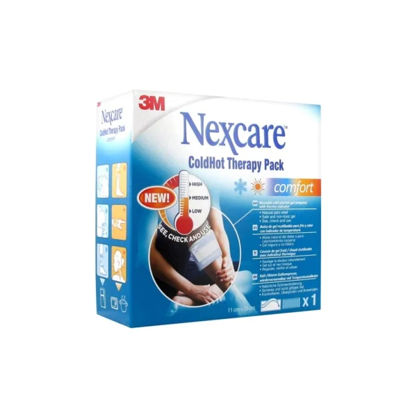 Υγεία-φαρμακείο 3M – Nexcare Comfort 2σε1 Παγοκύστη & Θερμοφόρα Πολλαπλών Χρήσεων για Φυσική Ανακούφιση από τον Πόνο 11cm x 26cm 1τμχ
