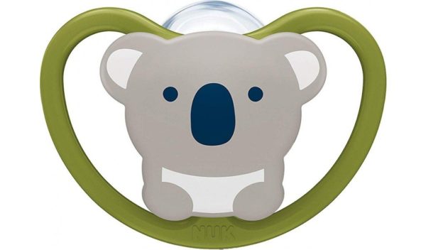 Feeding Bottles - Teats For Breast Feeding Nuk -Space Silicone Pacifier 18-36 Months 1pc