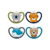 Feeding Bottles - Teats For Breast Feeding Nuk -Space Silicone Pacifier 0-6 Months 1pc