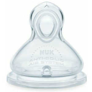 Feeding Bottles - Teats For Breast Feeding Nuk – First Choice Plus Silicone Teat 6-18 Months Large Size 1pc