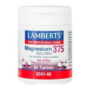 Minerals - Trace Elements Lamberts – Magnesium 375 100% NRV 60 tabs