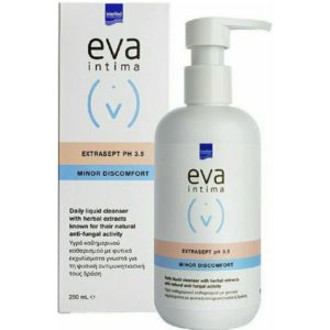 Καθαρισμός Intermed – Eva Extrasept Σαπούνι Ευαίσθητης Περιοχής με Έξτρα Αντιμυκητιασική Δράση 250ml InterMed Eva Intima