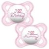 Πιπίλες - Μπιμπερό Mam I love Mummy & Daddy Πιπίλα Σιλικόνης 2-6 Μηνών 115S 2τμχ