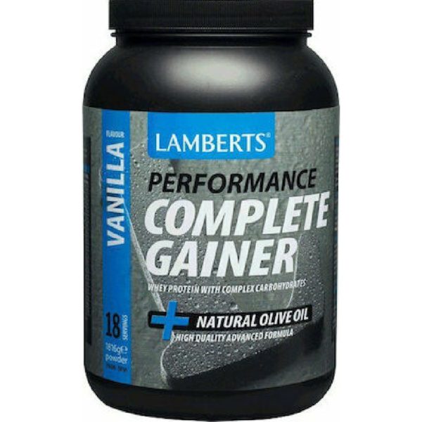 Proteins - Carbohydrates Lamberts – Performance Complete Gainer Whey Protein Fine Oats Vanilla Flavour 1816g