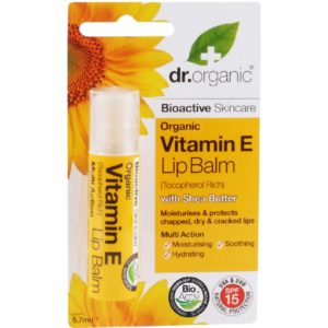 4Εποχές Dr. Organic – Lip Balm Χειλιών με Βιταμίνη Ε SPF15 5.7ml