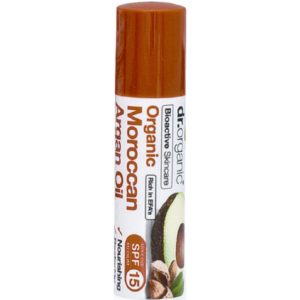 4Εποχές Dr. Organic – Lip Balm Χειλιών με  Έλαιο Αργκάν SPF15 5.7ml
