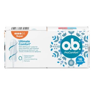 Sanitary Narkins - Tampons O.B. – Tampons Pro Comfort Super 16pcs