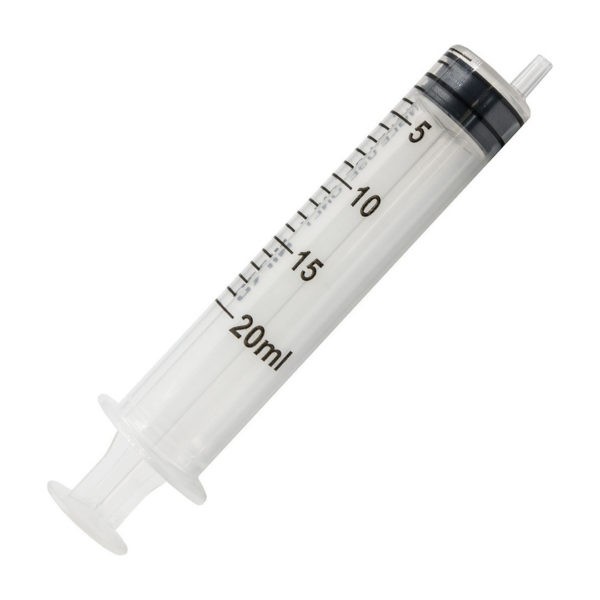MATERIALS INJECTION - CATHETERS Disposable Syringe Single Use 20 ml with Needle 21G 1 piece